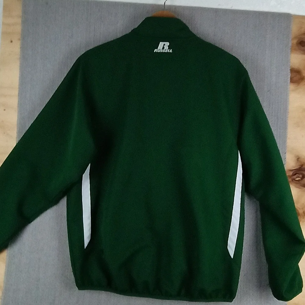 Russell‎ Athletic Track Jacket Men Medium Green Baylor Bears Collegiate Warm Up
